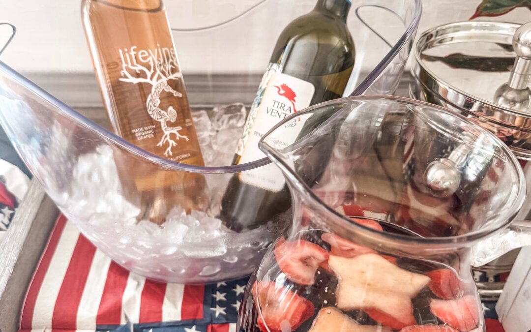 Red, White & Bubbly Summer Sangria